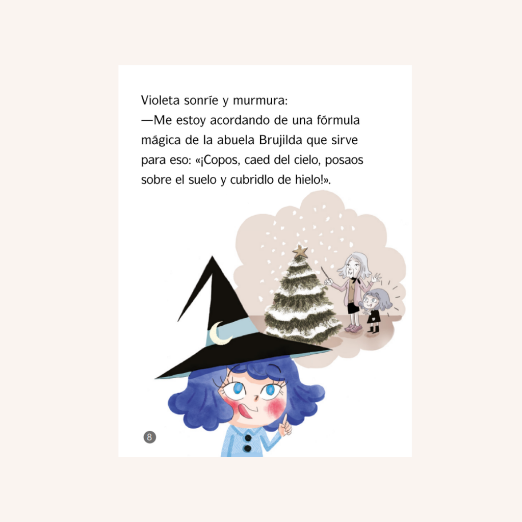 Violeta Medialuna. La abominable tormenta de nieve
