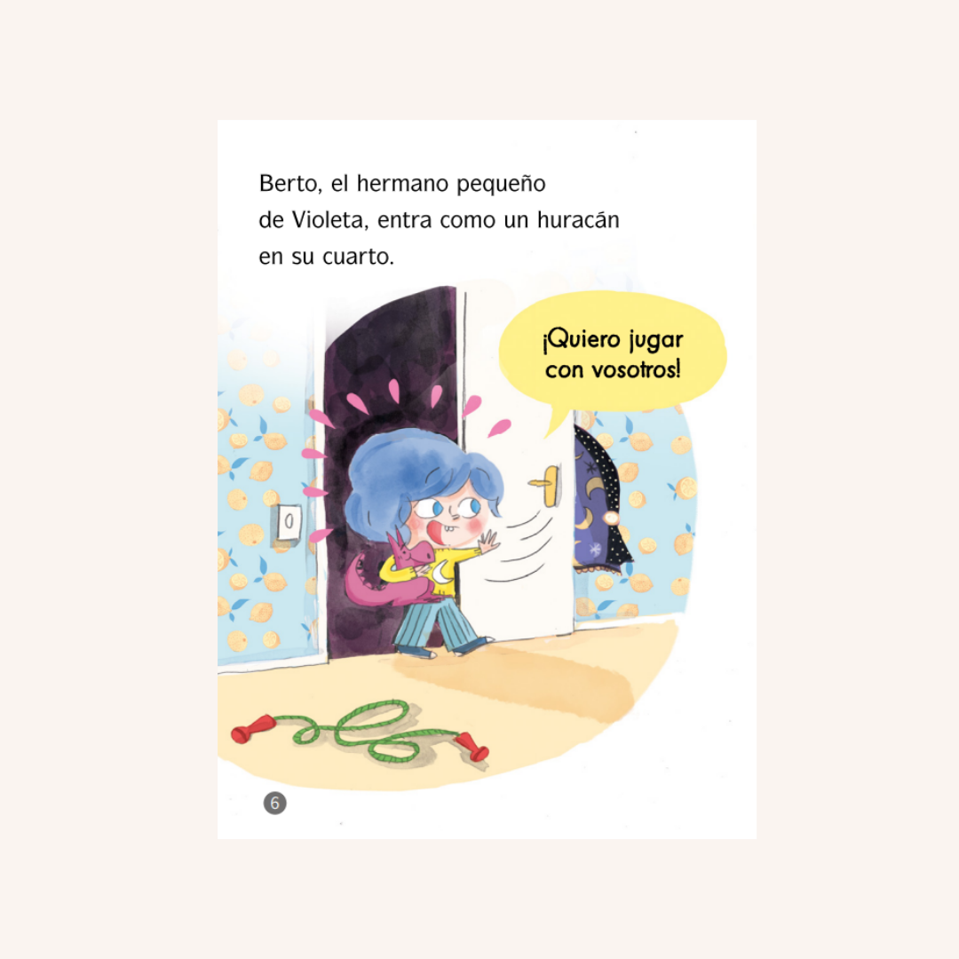 Violeta Medialuna. El gemelo malvado