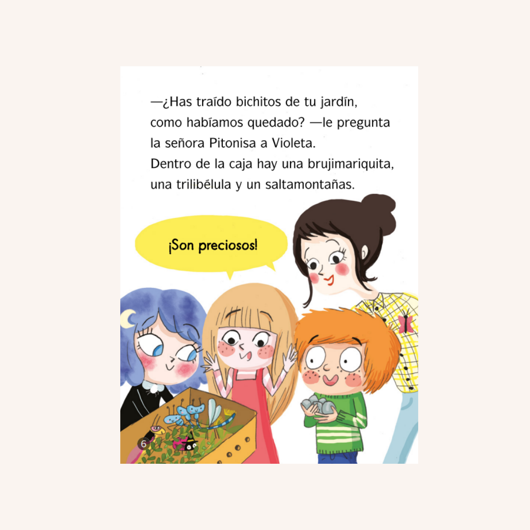 Violeta Medialuna. Los polvos mágicos