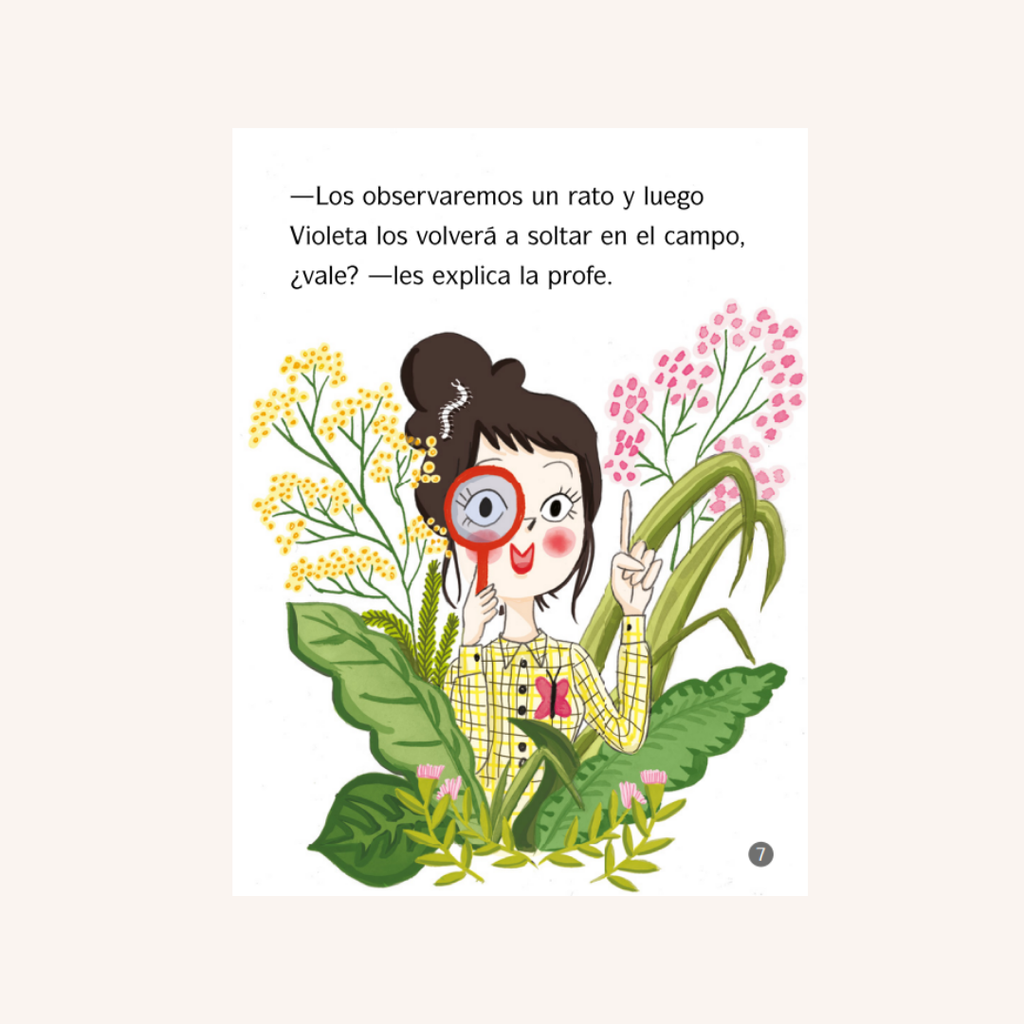 Violeta Medialuna. Los polvos mágicos