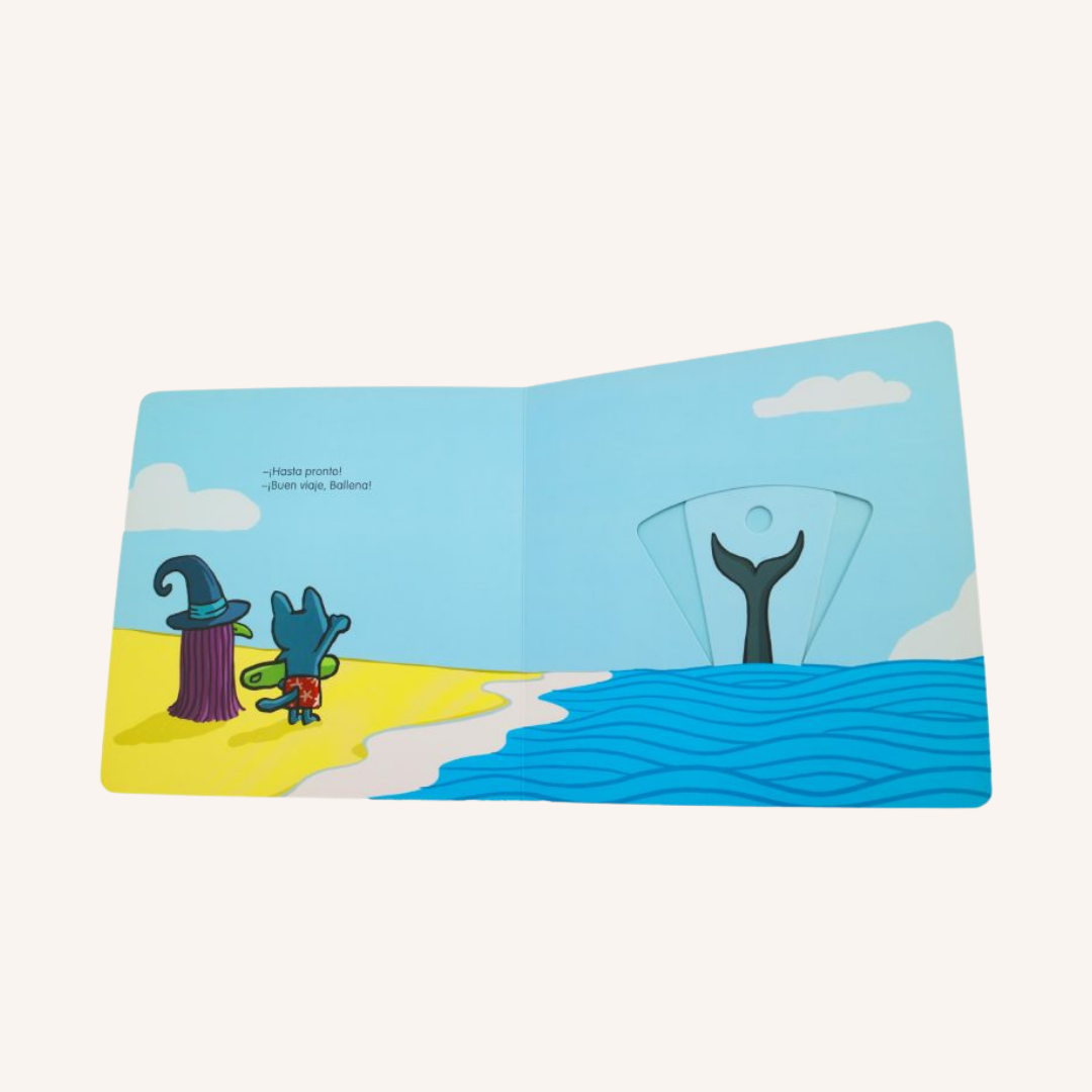 Minino y las olas