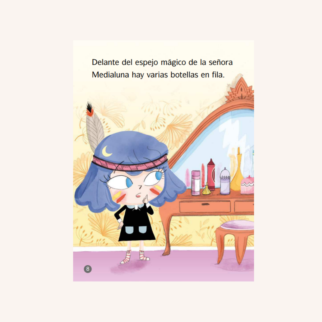 Violeta Medialuna. La clase de pociones