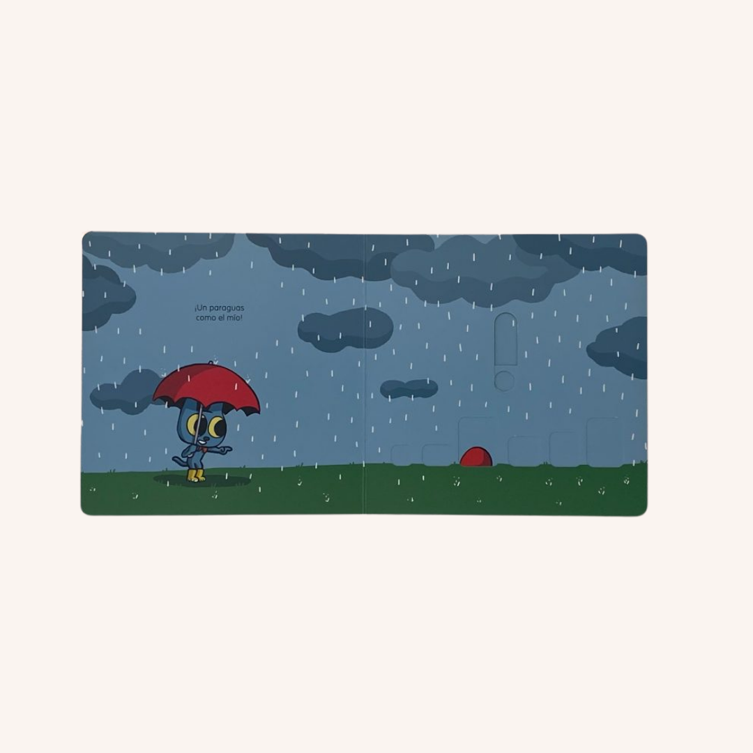 Minino y la lluvia