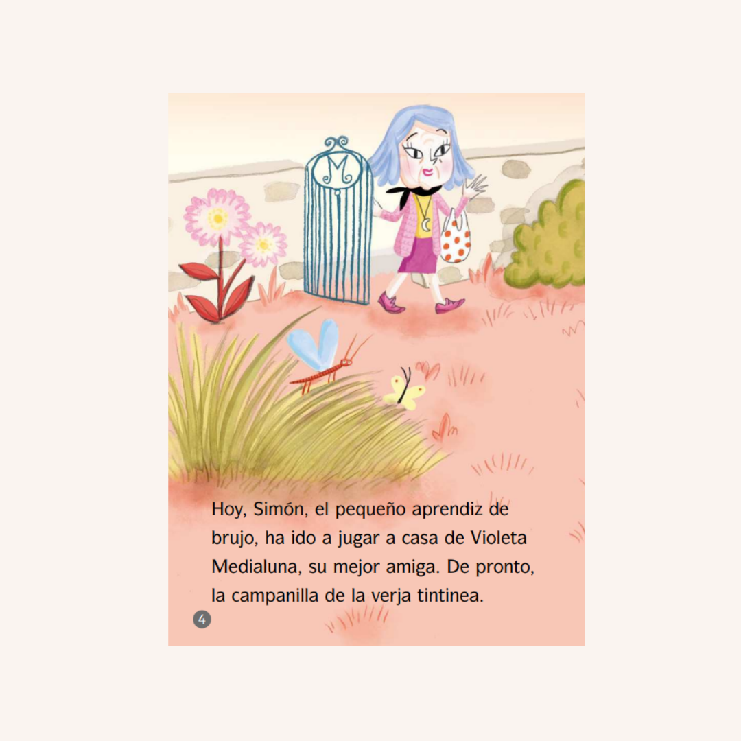 Violeta Medialuna. El sapo insoportable