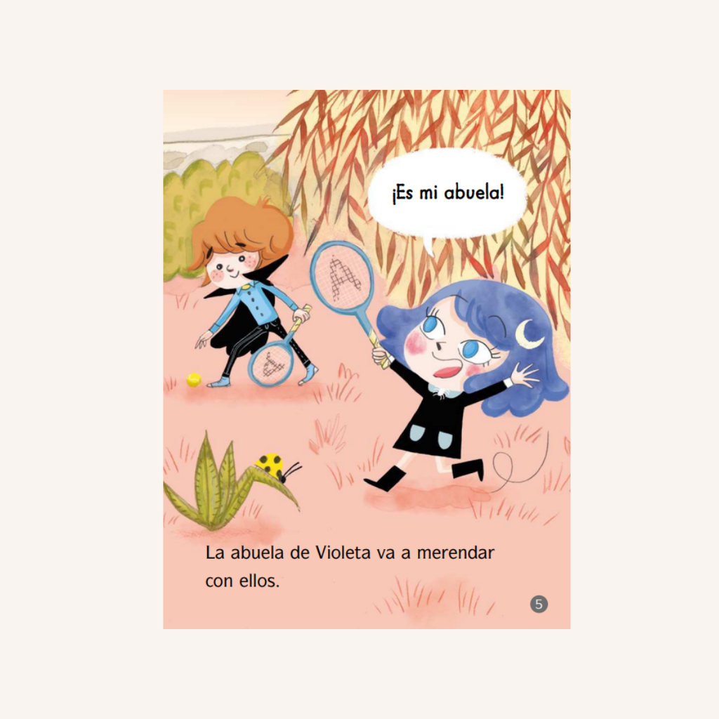 Violeta Medialuna. El sapo insoportable