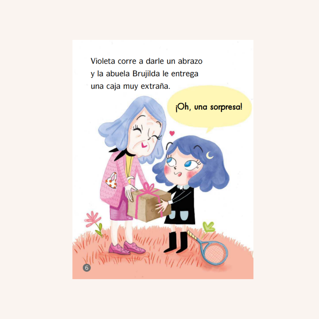 Violeta Medialuna. El sapo insoportable