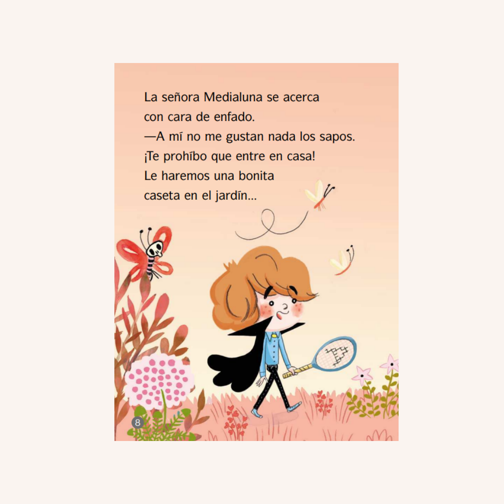 Violeta Medialuna. El sapo insoportable