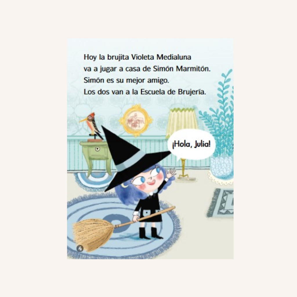 Violeta Medialuna. El libro de hechizos