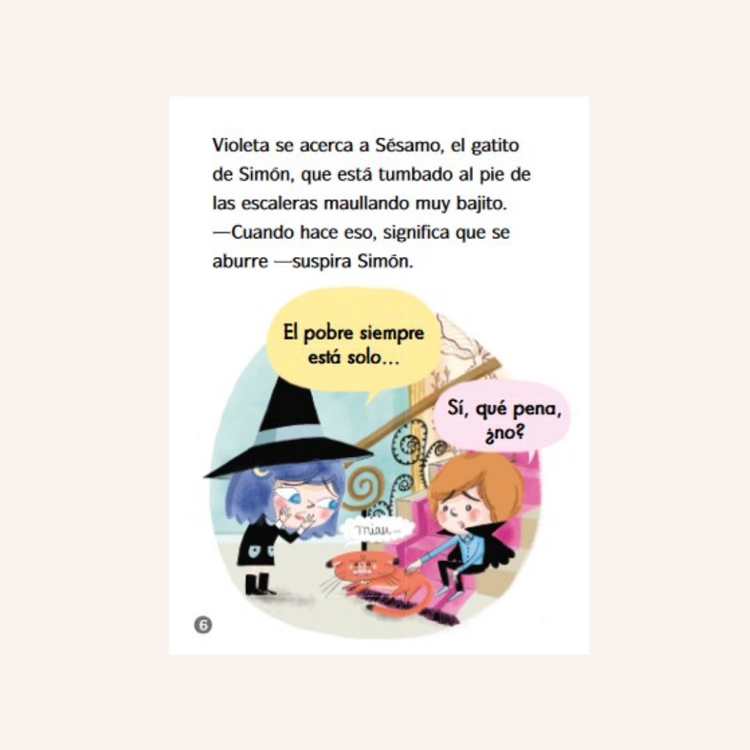 Violeta Medialuna. El libro de hechizos