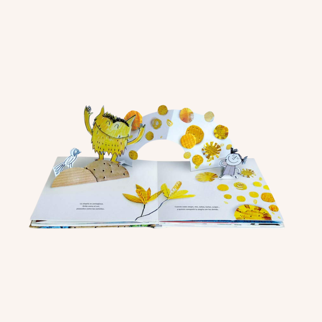 El Monstruo de Colores, un libro pop-up